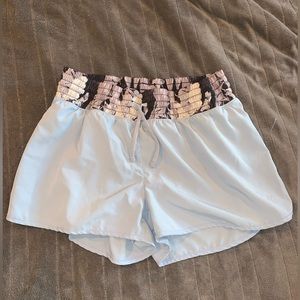 MPG Running shorts. Baby blue. Size medium.